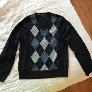 Banana Republic wool argyle sweater